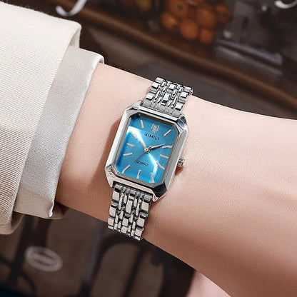 New Women'S Wrist Watches Luxury Brand Women Quartz Watches Clock Stainless Steel Casual Fashion Wristwatch Relogio Feminino Hot