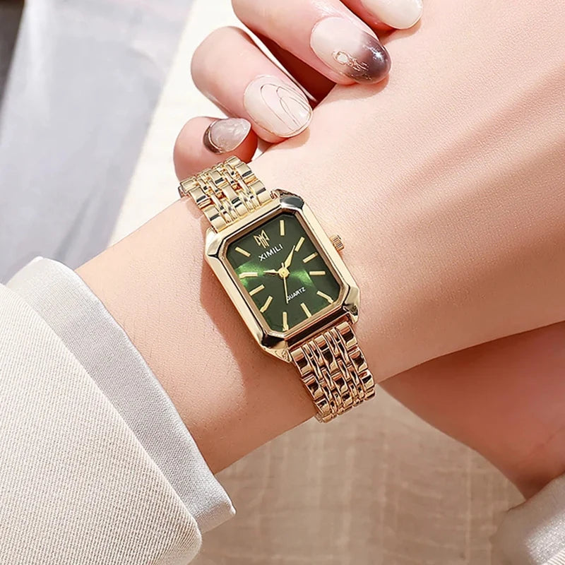 New Women'S Wrist Watches Luxury Brand Women Quartz Watches Clock Stainless Steel Casual Fashion Wristwatch Relogio Feminino Hot