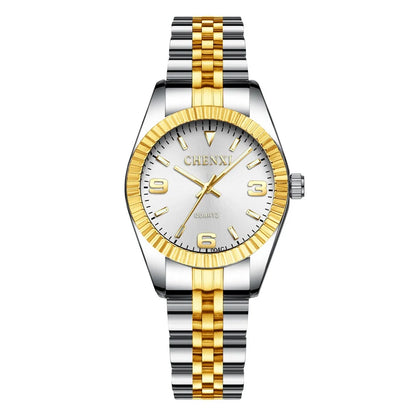 Brand Top Luxury Ladies Golden Watch for Women Clock Female Women'S Dress Rhinestone Quartz Waterproof Wristwatches