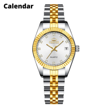 Brand Top Luxury Ladies Golden Watch for Women Clock Female Women'S Dress Rhinestone Quartz Waterproof Wristwatches