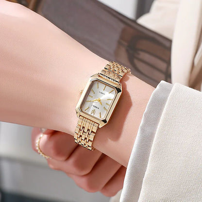 New Women'S Wrist Watches Luxury Brand Women Quartz Watches Clock Stainless Steel Casual Fashion Wristwatch Relogio Feminino Hot
